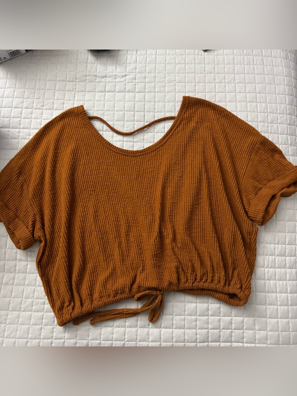 Aeropostale Open-Back Crop Top Size Large